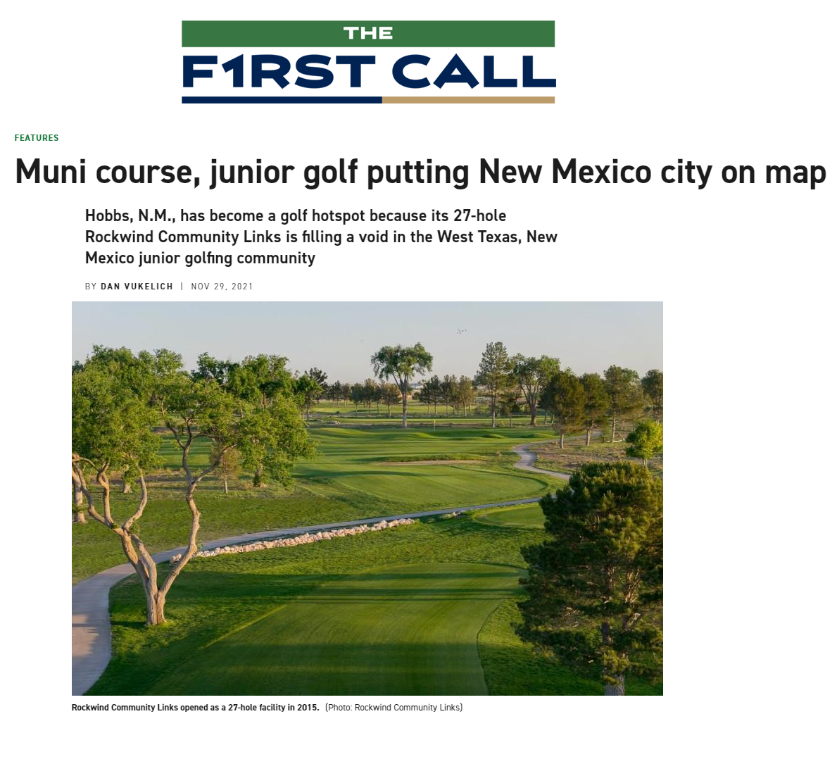 Muni Course, junior golf putting New Mexico city on the map